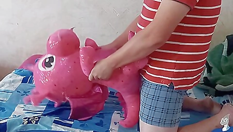 She's first time with a getting fucked in the kitchen