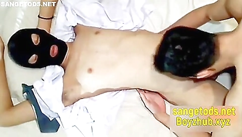Sexy young blonde fucked in all holes
